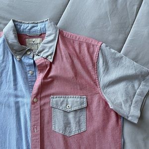 American Eagle Outfitters Tricolor Button Down